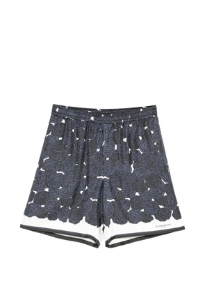 Givenchy floral-print bermuda shorts - Blue