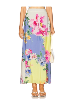 Yumi Kim Sicilia Skirt in Lavender,Lemon. Size L. Also in S, XL.