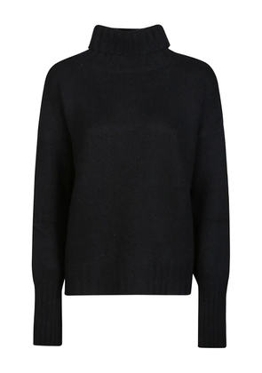 Aragona turtleneck cashmere sweater - Black