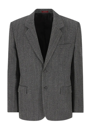 Gucci lapel patch pocket jacket - Grey