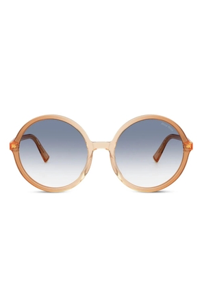 Miu Miu Eyewear round-frame sunglasses - Neutrals