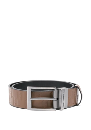 Karl Lagerfeld reversible belt - Brown