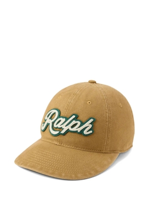 Polo Ralph Lauren logo-patch baseball cap - Brown