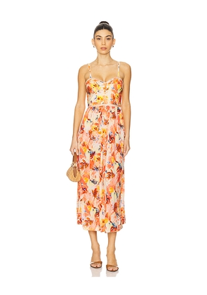 Ulla Johnson Eliza Dress in Orange. Size 10. Also in 4, 6.