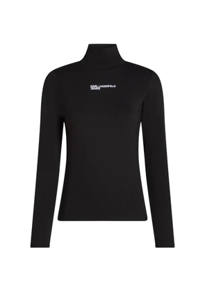 Karl Lagerfeld Jeans turtleneck long-sleeve T-shirt - Black