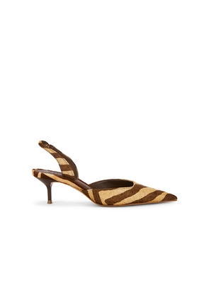 Schutz Paola Mid Pump in Brown. Size 10. Also in 6, 6.5, 7.5, 8, 8.5.