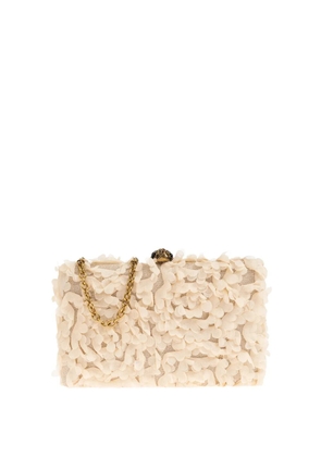 Kurt Geiger London Kensington crystal clutch bag - Neutrals
