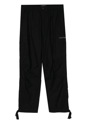 Calvin Klein Essential elasticated-waist cargo pants - Black