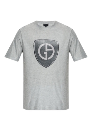 Giorgio Armani logo graphic T-shirt - Grey