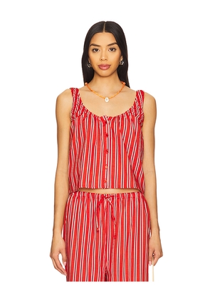 WeWoreWhat Scoop Neck Cami in Red. Size L. Also in M, S, XS.