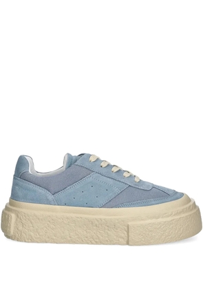MM6 Maison Margiela mesh-panel suede sneakers - Blue