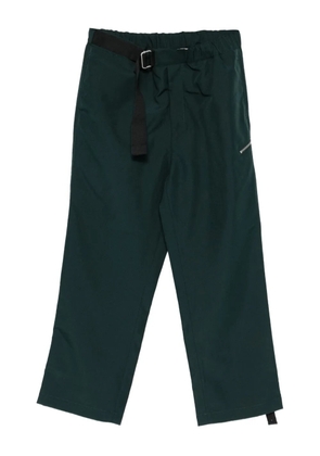 Peacemaker Oamc belted-waist zip-pocket trousers - Green