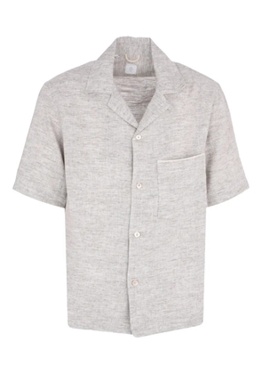 Eleventy short-sleeve collared shirt - Grey