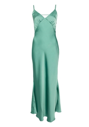 MISHA Vida slip maxi dress - Green