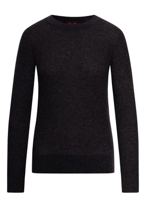Max Mara Marabu ribbed sequin-embellished sweater - Black