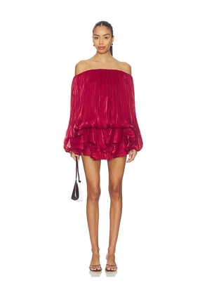 The Bekk Elora Dress in Burgundy. Size M/L. Also in XS/S.