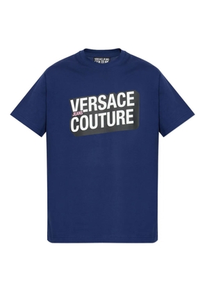 Versace Jeans Couture logo-print T-shirt - Blue