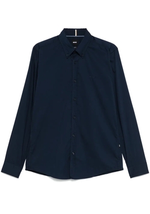 BOSS logo-print shirt - Blue