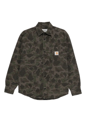 Carhartt WIP Duck camouflage-pattern shirt - Green