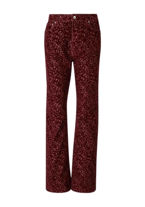 Rabanne laser print baggy trousers - Red