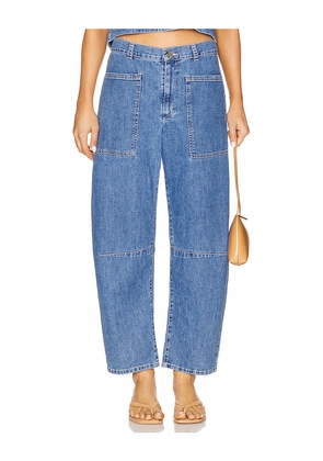 Velvet by Graham & Spencer Farah Straight Jeans in Blue. Size 2. Also in 4.