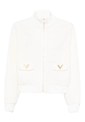 Valentino Garavani zip-front sweatshirt - White