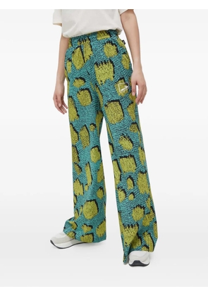 PUMA patterned trousers - Blue