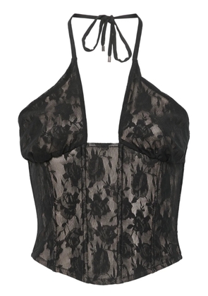 MISBHV lace corset top - Black