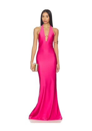 Shani Shemer Sienna Maxi Dress in Fuchsia. Size L. Also in M, S, XS.
