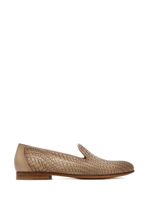 Magnanni woven loafers - Brown