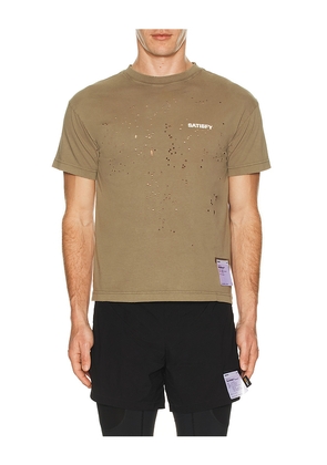 Satisfy Mothtech Tee Shirt in Brown. Size XS. Also in .