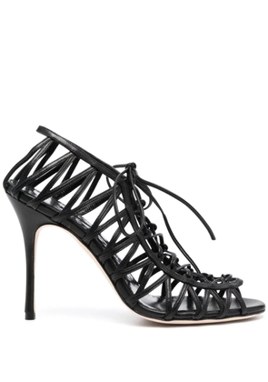 Manolo Blahnik Hamzana 110mm strappy sandals - Black