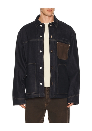 Tommy Jeans Chore Jacket in Blue. Size L. Also in M, S, XL/1X, XS.