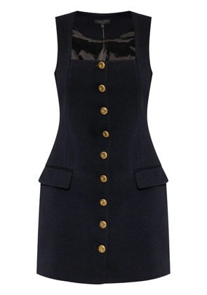 rag & bone buttoned mini dress - Blue