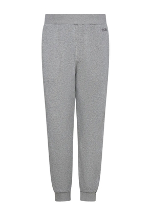 Zegna logo track pants - Grey