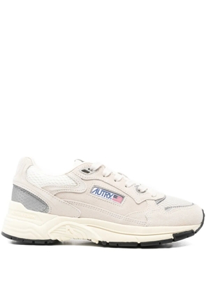 Autry Hyperway laced suede sneakers - Neutrals