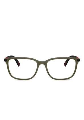 Prada Linea Rossa rectangle-frame glasses - Green