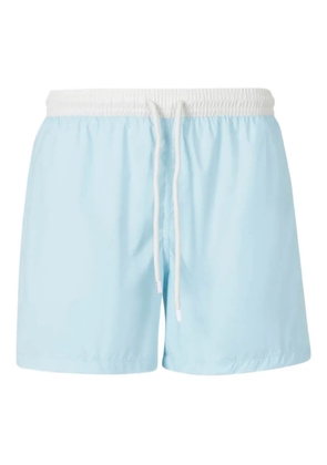 Fedeli contrast-trim swim shorts - Blue