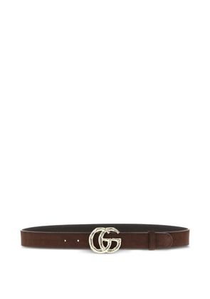 Gucci signature buckle belt - Brown