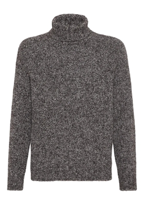 Brunello Cucinelli textured jumper - Grey