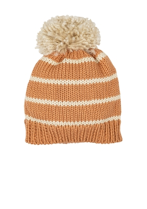 Wild Wawa Knitted Beanie in Orange. Size 12-24M. Also in 2-4Y.