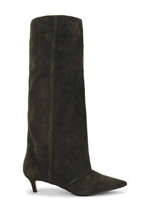 Steve Madden Luca Boot in Olive. Size 6. Also in 6.5, 7, 8, 8.5.