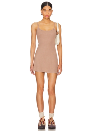 WellBeing + BeingWell Layla Dress in Brown. Size M. Also in XL, XXS.