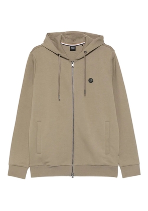 BOSS full-zip hoodie - Green