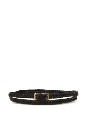 ETRO braided buckled belt - Brown