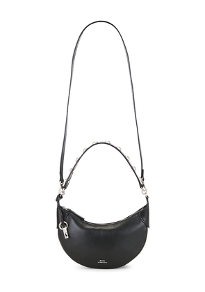 Polo Ralph Lauren Sport Calf Studded Crossbody Bag Small in Black.
