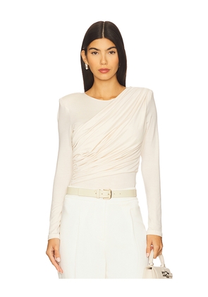 Undress Code American Beauty Bodysuit in Beige. Size L. Also in M, S, XS.