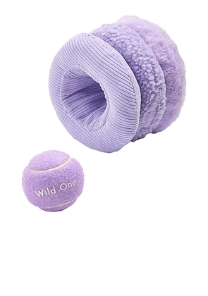 Wild One Tennis Tuft Plush Toy in Lavender.