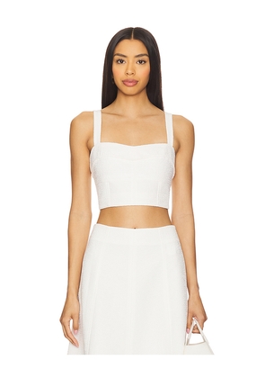 Veronica Beard Faxon Top in White. Size 10. Also in 12, 8.