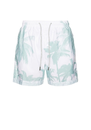 Vintage Summer Ponji Swim Short in White. Size L. Also in M, XXL/2X.